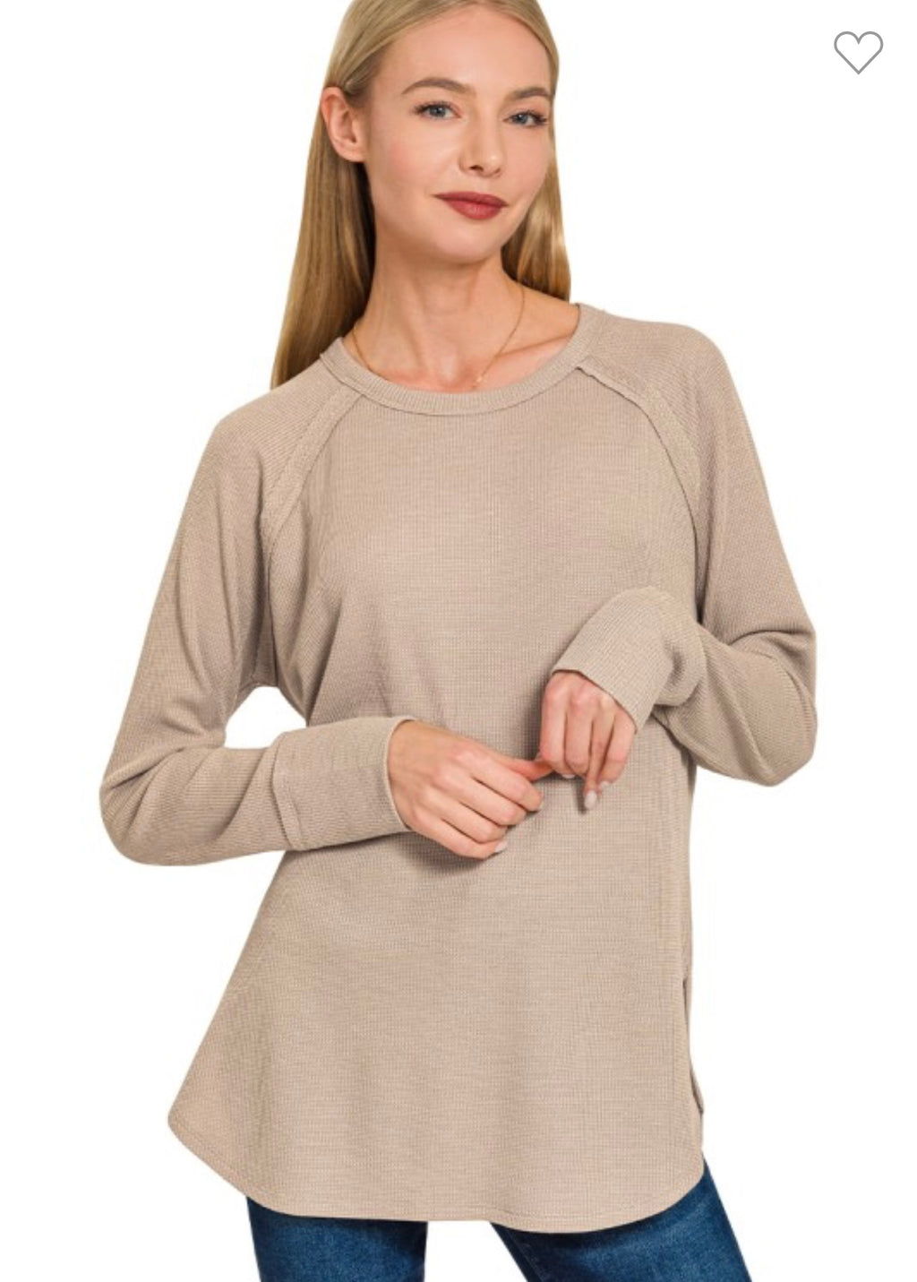 Ash Mocha long sleeve top