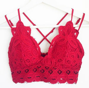 Skies The Limit  - Bralette Red
