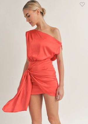 Coral Scarlet Dress